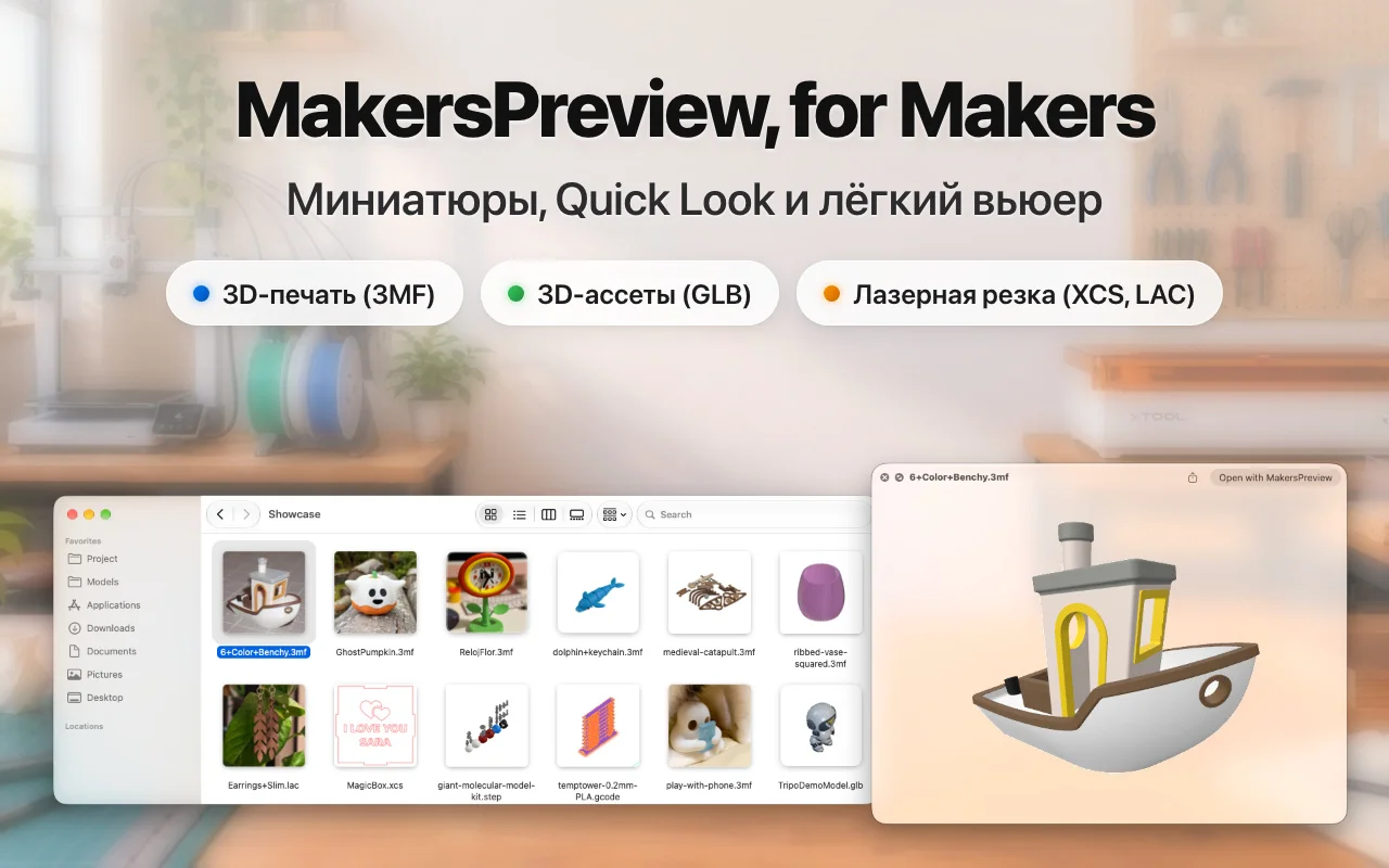 MakersPreview Скриншот 1